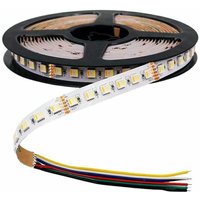 Streifen led SMD5050 24W/m 5m 60LED/m 24V 3in1+RGB IP20 12mm - V-tac von V-TAC