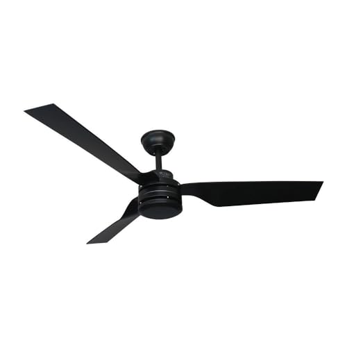 VT-6552-3 65W CEILING FAN WITH BLACK BODY-RF CONTROL-3 BLACK BLADES-AC MOTOR (52 INCH) von V-TAC