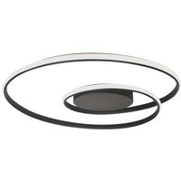 VT-7911 Led-Kronleuchter, abstrakte Form, rund, kreisförmig, 48 w, aus Aluminium, Triac, dimmbares schwarzes Licht, 3000 k, 620 mm – 14990 - Schwarz von V-TAC