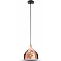 V-tac - VT-8220 LED-Pendelleuchte, Tropfenspiegel, E27-Metall, Roségold-Finish, Roségold-Spiegel, d: 230 mm, sku 3715 - Rose Gold von V-TAC