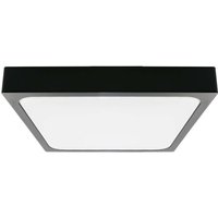 Quadratische LED-Deckenleuchte 18W Schwarz Farbe 4000K IP44 - V-tac von V-TAC