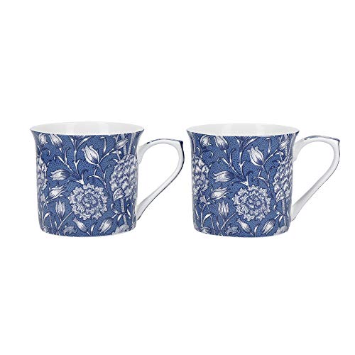V&A 2er-Set William Morris - Wild Tulip Fine Bone China-Becher, 230 ml (8 fl oz) von V&A