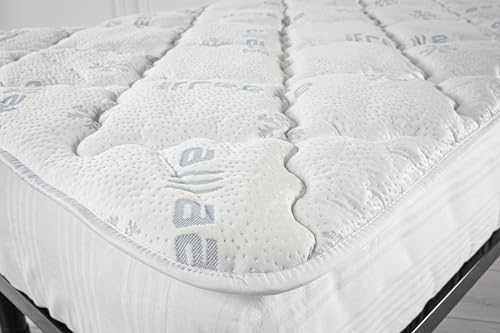 V.I.P. VERY IMPORTANT PILLOW Topper Double Freeze Einzelbett cm 90x200 wendbar, weiß von V.I.P. VERY IMPORTANT PILLOW