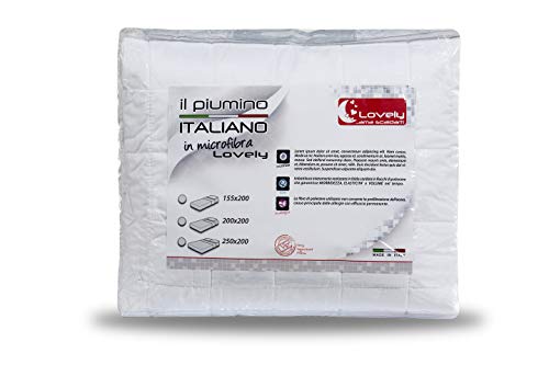 V.I.P. Very Important Pillow V.I.P. Italienische schöne Sommer-Daunenjacke, 100% Polyester-Mikrofaser-Konstruktion Gr. 100 (weiß cm 150x200), Made in Italy, Bianco von V.I.P. Very Important Pillow