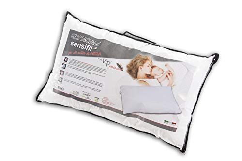 V.I.P. Very Important Pillow Kissen antiallergisch Bezug Barriere und Faser Sensifil, Medizinprodukt von V.I.P. Very Important Pillow