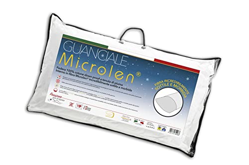 V.I.P. Very Important Pillow V.I.P. Kissen Microlen, 50 x 80 cm, Weiß mit Bezug 100% Baumwolle von V.I.P. Very Important Pillow