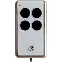 V2 match weiß - 4-Kanal-Universal-Fernbedienung für Tore, Garagen, Rollläden - Frequenz 433,92MHz - Schnell erlernbar von V2 ELECTRONICA