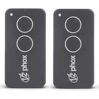 V2 phox 2 Contrat 47 - Set aus 2 Fernbedienungen mit 2 Tasten Für Tore und Garagen - Rolling Code - 433,92 MHz - wally / MR2 kompatibel -. von V2 ELECTRONICA