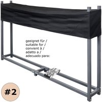 Kaminholzregal Regal Aufbewahrung für Kaminholz Brennholz Holzunterstand Kaminholzständer mit Abdeckung 3 Größen in Anthrazit V2aox Kaminholzregal Regal Aufbewahrung für Kaminholz Brennholz Holzunterstand Kaminholzständer mit Abdeckung 3 Größen in Anthrazit V2aox von V2AOX