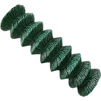 Maschendrahtzaun 80 cm Höhe 15 m Länge Maschendraht Gartenzaun Zaun Draht Drahtgitter Drahtzaun Rolle Hasendraht Hühnerzaun Gitter Fence Garten Grün von V2AOX