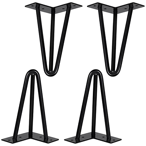 4x Tischbein Hairpin Metall Tischbeine Möbelfüße Schwarz Haarnadel Haarnadelbeine Beine für Tisch Möbelfüsse Auswahl 20-86 cm V2Aox, Auswahl:20 cm / 3 Streben 4x Tischbein Hairpin Metall Tischbeine Möbelfüße Schwarz Haarnadel Haarnadelbeine Beine für Tisch Möbelfüsse Auswahl 20-86 cm V2Aox, Auswahl:20 cm / 3 Streben von V2Aox