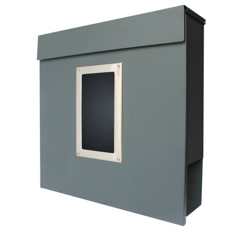 V2Aox Wandbriefkasten Briefkasten Modern Wandmontage Post Zeitungsrolle Zeitungsfach Stahl von V2Aox