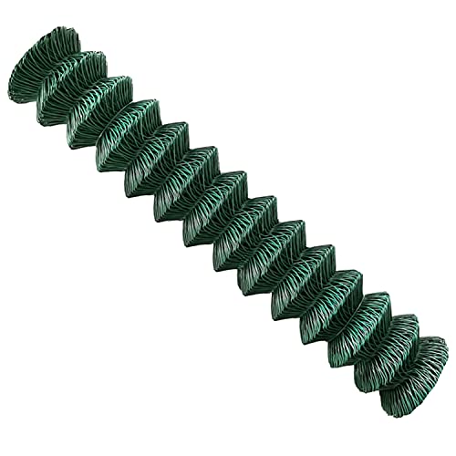 V2Aox Maschendrahtzaun 150 cm Höhe 15 m Länge Maschendraht Gartenzaun Zaun Draht Drahtgitter Drahtzaun Rolle Hasendraht Hühnerzaun Gitter Fence Garten Grün von V2Aox
