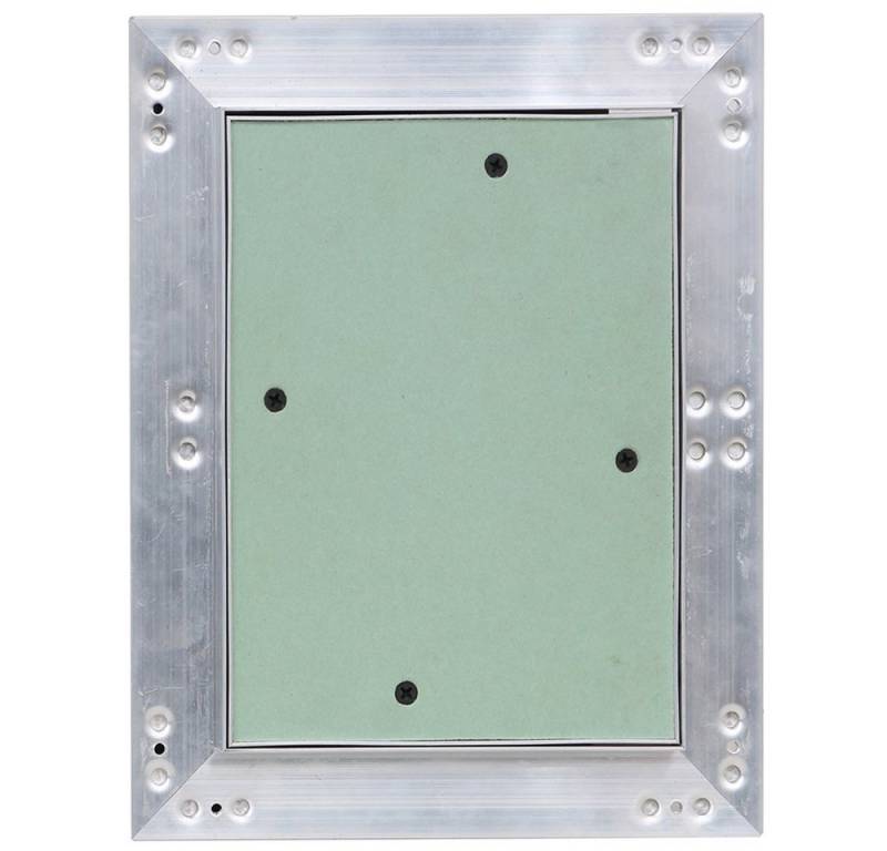 V2Aox Revisionsklappe Revisionsklappe Revisionstür Aluminium-Rahmen Gipskarton 25 x 30 cm von V2Aox