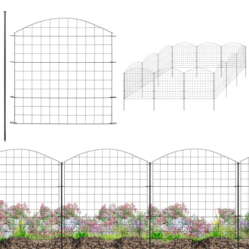 Zaun Gartenzaun Steckzaun Teichzaun für Garten Teich 12 Zaunelemente 78 cm hoch Metall Hundezaun Gitterzaun Oberbogen Schwarz V2Aox6 x 6cm Zaun Gartenzaun Steckzaun Teichzaun für Garten Teich 12 Zaunelemente 78 cm hoch Metall Hundezaun Gitterzaun Oberbogen Schwarz V2Aox6 x 6cm von V2Aox