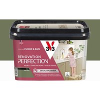 Möbellack, V33 Küchen- und Badsanierung, 2 l, mattes Khakigrün V33 Möbellack, V33 Küchen- und Badsanierung, 2 l, mattes Khakigrün V33 von V33