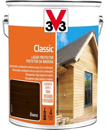 PROTECTOR DECORATIVO DE LA MADERA - CLASSIC EBANO 5L PROTECTOR DECORATIVO DE LA MADERA - CLASSIC EBANO 5L von V33