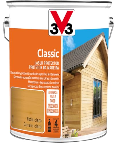 PROTECTOR DECORATIVO DE LA MADERA - CLASSIC ROBLE CLARO 5L von V33