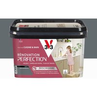 V33 Anthrazitfarbener Satin-Möbellack für Küchen- und Badrenovierung, 2 l V33 V33 Anthrazitfarbener Satin-Möbellack für Küchen- und Badrenovierung, 2 l V33 von V33