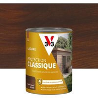 V33 Classic Protection 4-Jahres-Holzlasur Dunkel Eiche Satin 0,75 l V33 V33 Classic Protection 4-Jahres-Holzlasur Dunkel Eiche Satin 0,75 l V33 von V33