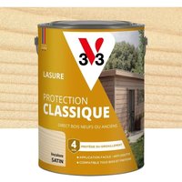 V33 Classic Protection 4-Jahres-Schutz, klare seidenmatte Holzlasur, 5 l V33 V33 Classic Protection 4-Jahres-Schutz, klare seidenmatte Holzlasur, 5 l V33 von V33