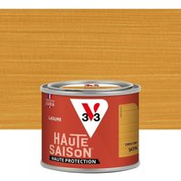 V33 High Season 8 Jahre helle Eiche Satin Holzlasur 0,125 l V33 V33 High Season 8 Jahre helle Eiche Satin Holzlasur 0,125 l V33 von V33