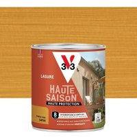 V33 High Season 8 Jahre helle Eiche seidenmatte Holzlasur 0,75 l V33 von V33