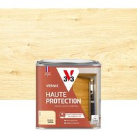 V33 Hochleistungs-Holzlack für den Außenbereich, klar, seidenmatt, 0,5 l V33 V33 Hochleistungs-Holzlack für den Außenbereich, klar, seidenmatt, 0,5 l V33 von V33