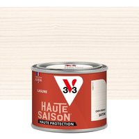 V33 Hochsaison 8 Jahre Satin Weiß Zedernholzlasur 0,125 l V33 V33 Hochsaison 8 Jahre Satin Weiß Zedernholzlasur 0,125 l V33 von V33