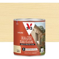 V33 Hochsaison 8 Jahre farblose seidenmatte Holzlasur 0,75 l V33 von V33
