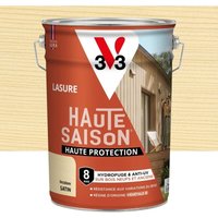 V33 Hochsaison 8 Jahre farblose seidenmatte Holzlasur 5 l V33 V33 Hochsaison 8 Jahre farblose seidenmatte Holzlasur 5 l V33 von V33