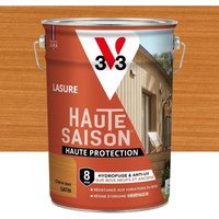 V33 Hochsaison-Holzlasur, 8 Jahre haltbar, seidenmatt, goldene Eiche, 5 l V33 V33 Hochsaison-Holzlasur, 8 Jahre haltbar, seidenmatt, goldene Eiche, 5 l V33 von V33