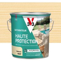 V33 Hochschutz-Holzlasur für den Außenbereich, natürlich matt, 2,5 l V33 V33 Hochschutz-Holzlasur für den Außenbereich, natürlich matt, 2,5 l V33 von V33