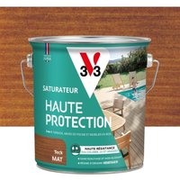 V33 Hochschutz Teak Matt Außenholzbeize 2,5L V33 V33 Hochschutz Teak Matt Außenholzbeize 2,5L V33 von V33