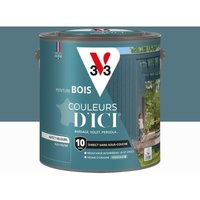 V33 Holzfarbe für den Außenbereich, Farben von hier, Samtiges Filzblau, 2 l V33 V33 Holzfarbe für den Außenbereich, Farben von hier, Samtiges Filzblau, 2 l V33 von V33