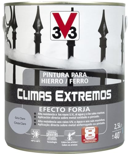 V33 PINTURA HIERRO CLIMAS EXTREMOS FORJA 2,5L GRIS CLARO von V33