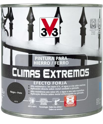 V33 PINTURA HIERRO CLIMAS EXTREMOS FORJA 500ML NEGRO von V33