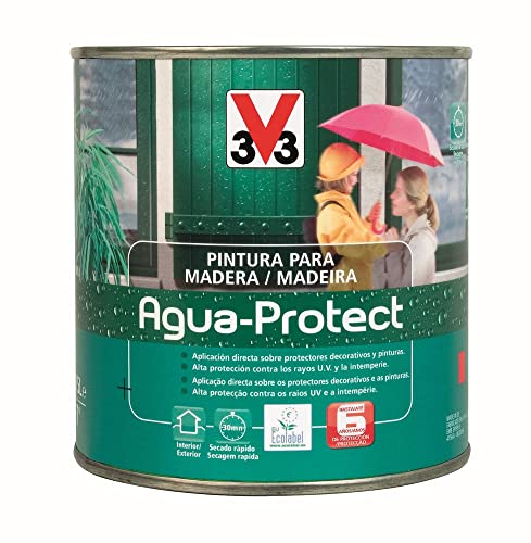 V33 PINTURA MADERA AGUA PROTECT 500 ML BLANCO von V33