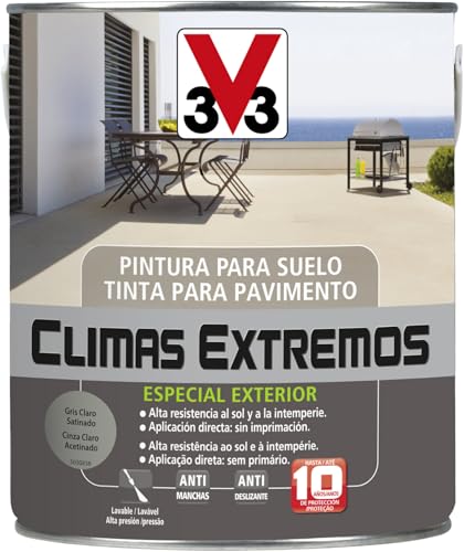 V33 PINTURA SUELOS CLIMAS EXTREMOS 2.5L GRIS CLARO von V33