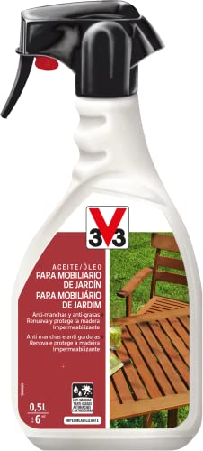 V33 Teaköl Sprühflasche - farblos 0,5 l von V33