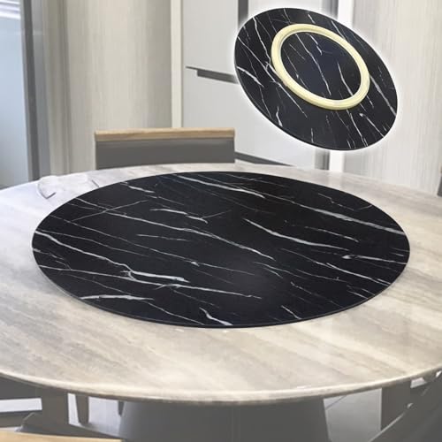 V3VOGUE Holz Esstisch Drehteller Runder Ø 50-100cm 360 ° Drehbares Tablett, Große Lazy Susan Drehkranz Schwerlast Drehscheibe Drehplatte, Hotel Tischplatte Service Teller, Mit Silent Base V3VOGUE Holz Esstisch Drehteller Runder Ø 50-100cm 360 ° Drehbares Tablett, Große Lazy Susan Drehkranz Schwerlast Drehscheibe Drehplatte, Hotel Tischplatte Service Teller, Mit Silent Base von V3VOGUE
