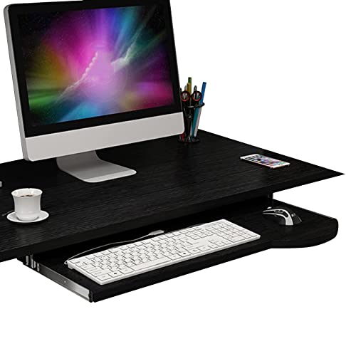 V3VOGUE Tastaturschublade Ausziehbar Tastaturhalterung Schreibtisch Tastaturauszug - Zur Montage Unter Dem Tisch, Höhenverstellbar, Holz Tastaturablage Mit Auszugschienen 24 Kg Belastung V3VOGUE Tastaturschublade Ausziehbar Tastaturhalterung Schreibtisch Tastaturauszug - Zur Montage Unter Dem Tisch, Höhenverstellbar, Holz Tastaturablage Mit Auszugschienen 24 Kg Belastung von V3VOGUE