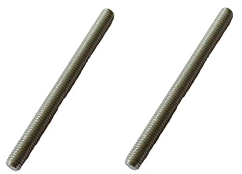 2x M8 x 100mm Gewindestab/Gewindestange V4A –– Gewindestift Aussen Gewinde - Rostfreier Stahl - Edelstahl Industrie von V4A-Kingscrew