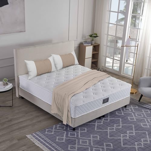 V6 Boxspringbetten 208 Bestes Preis-Leistungs-Verhältnis (Beige, 140 x 200) von V6