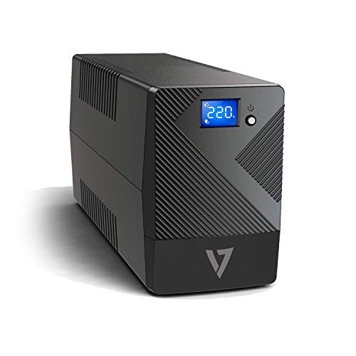 V7 - Power 600 VA Desktop UPS LCD 4 IEC-Out Line Interaktive AVR Überspannung 230 V V7 - Power 600 VA Desktop UPS LCD 4 IEC-Out Line Interaktive AVR Überspannung 230 V von V7