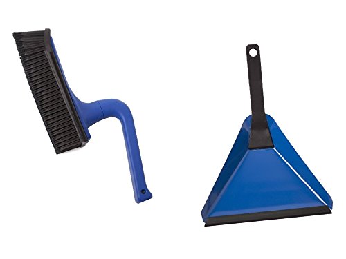 V7 Set Handfeger und Kehrschaufel blau Kehrset von V7