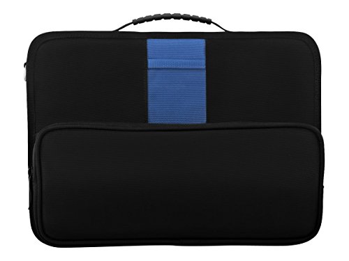 V7 CCK5FIT-1E Work-in Tasche für Notebook und Chromebook 29,5 cm (11,6"), Schwarz/Blau von V7