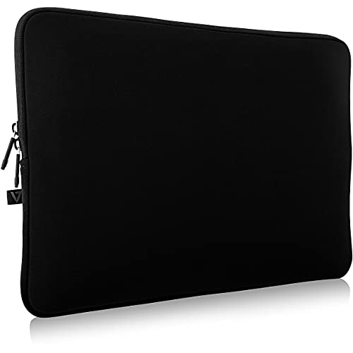 V7 CSE12-BLK-3E Wasserabweisende Neopren-Schutzhülle für Laptops, 30,5 cm (12 Zoll) ,schwarz von V7