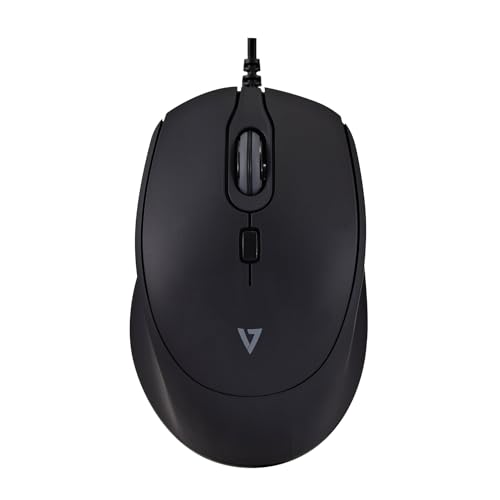 V7 Leise Pro Maus mit USB-Kabel von V7