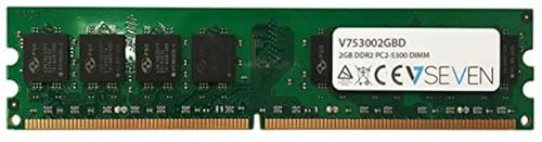 V7 V753002GBD Desktop DDR2 DIMM Arbeitsspeicher 2GB (667MHZ, CL5, PC2-5300, 240pin, 1.8 Volt) von V7